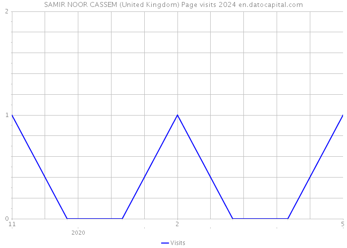 SAMIR NOOR CASSEM (United Kingdom) Page visits 2024 