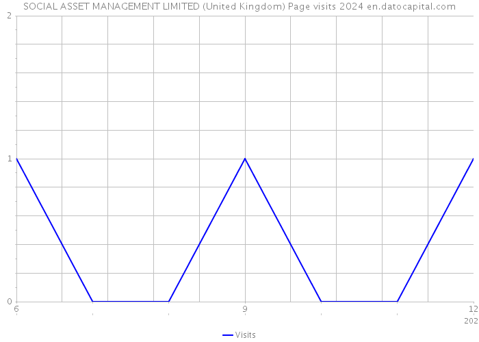 SOCIAL ASSET MANAGEMENT LIMITED (United Kingdom) Page visits 2024 