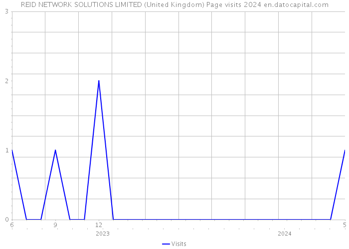 REID NETWORK SOLUTIONS LIMITED (United Kingdom) Page visits 2024 