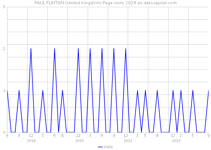 PAUL FLINTAN (United Kingdom) Page visits 2024 