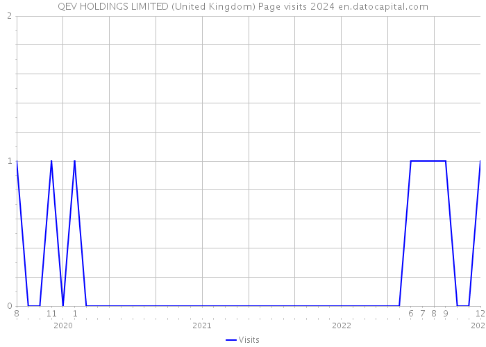 QEV HOLDINGS LIMITED (United Kingdom) Page visits 2024 