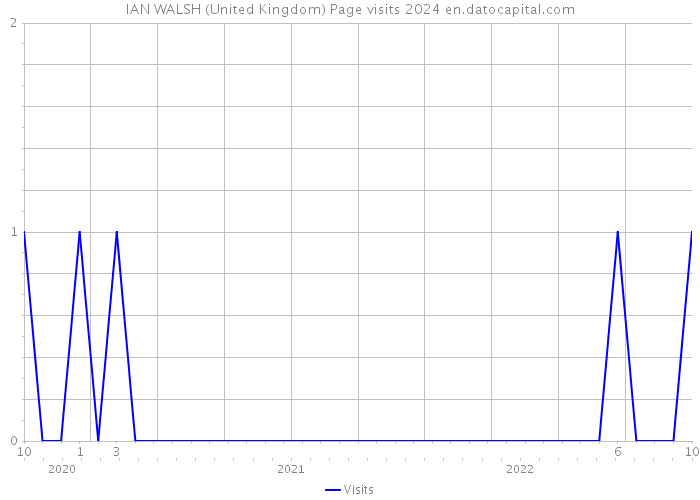 IAN WALSH (United Kingdom) Page visits 2024 