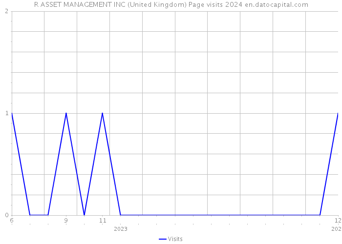 R ASSET MANAGEMENT INC (United Kingdom) Page visits 2024 