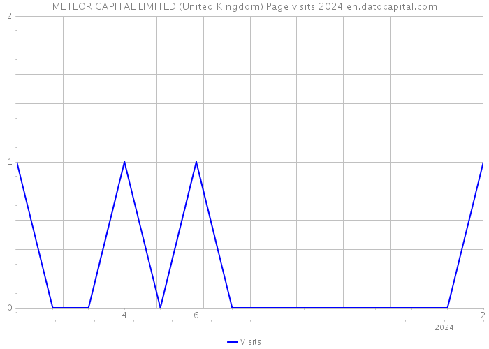 METEOR CAPITAL LIMITED (United Kingdom) Page visits 2024 
