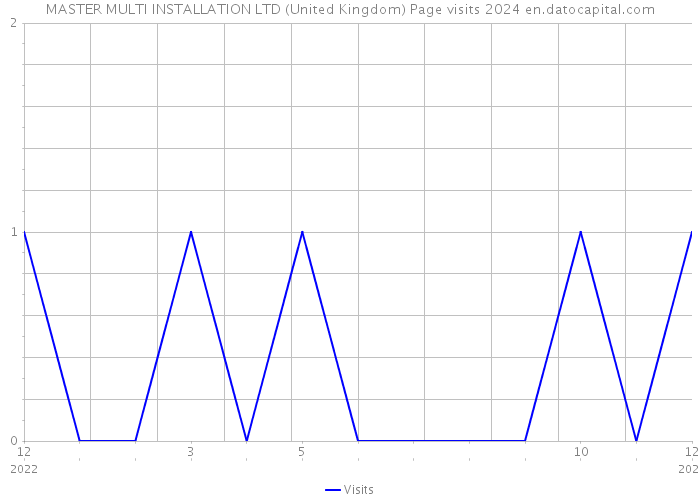 MASTER MULTI INSTALLATION LTD (United Kingdom) Page visits 2024 