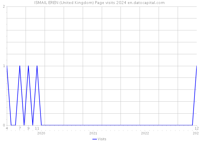 ISMAIL EREN (United Kingdom) Page visits 2024 