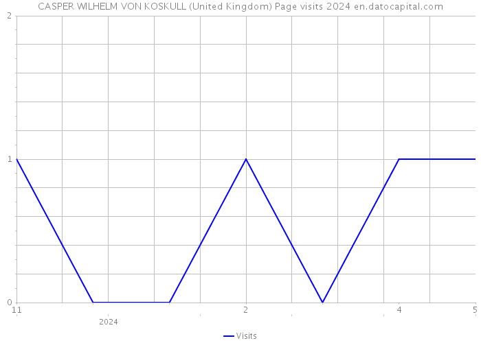 CASPER WILHELM VON KOSKULL (United Kingdom) Page visits 2024 