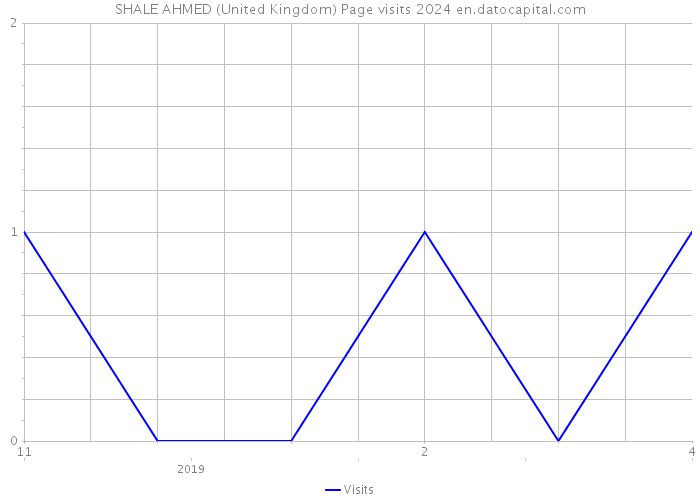 SHALE AHMED (United Kingdom) Page visits 2024 