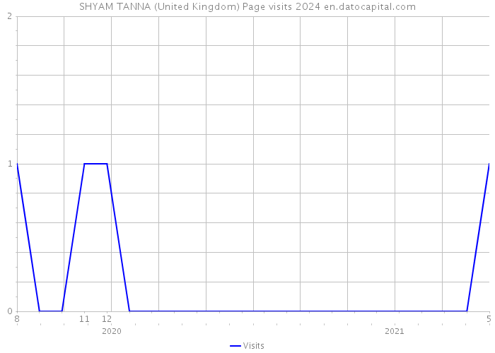 SHYAM TANNA (United Kingdom) Page visits 2024 