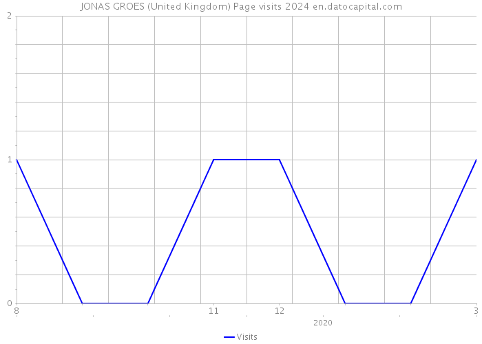 JONAS GROES (United Kingdom) Page visits 2024 