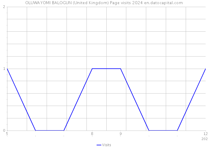 OLUWAYOMI BALOGUN (United Kingdom) Page visits 2024 
