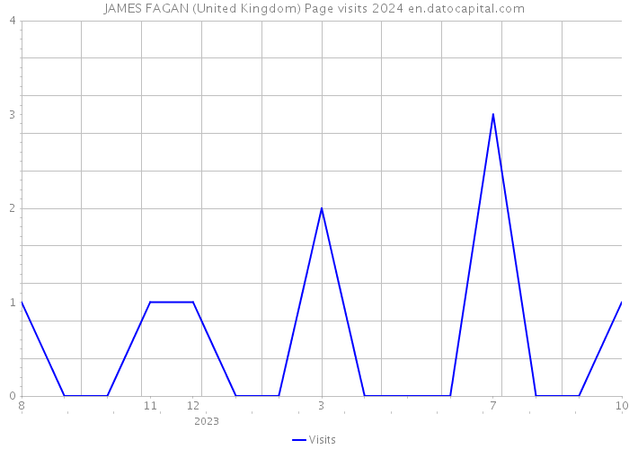 JAMES FAGAN (United Kingdom) Page visits 2024 