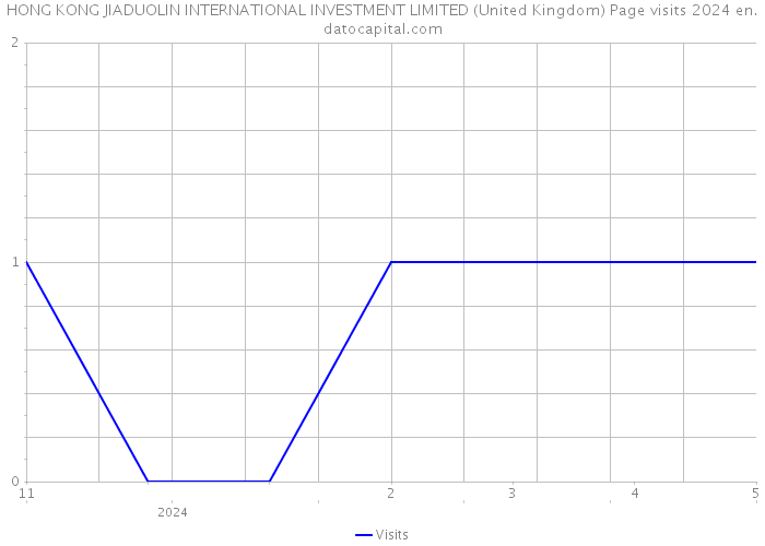 HONG KONG JIADUOLIN INTERNATIONAL INVESTMENT LIMITED (United Kingdom) Page visits 2024 