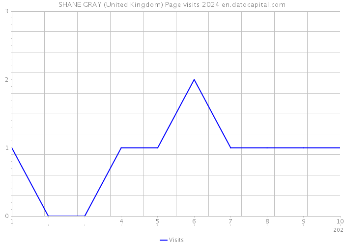 SHANE GRAY (United Kingdom) Page visits 2024 