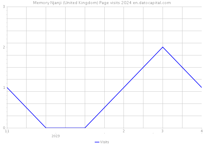 Memory Njanji (United Kingdom) Page visits 2024 