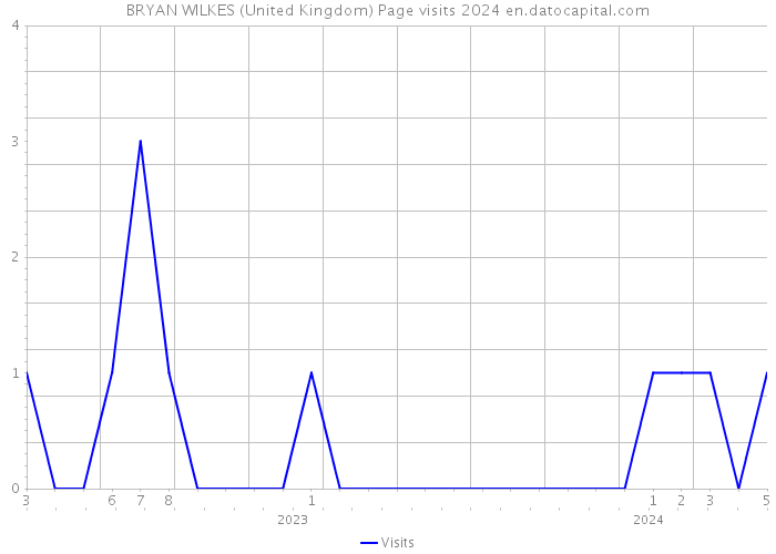 BRYAN WILKES (United Kingdom) Page visits 2024 