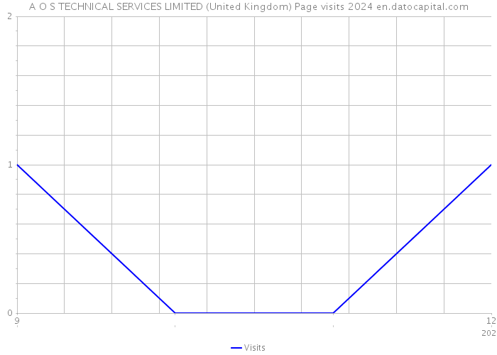 A O S TECHNICAL SERVICES LIMITED (United Kingdom) Page visits 2024 