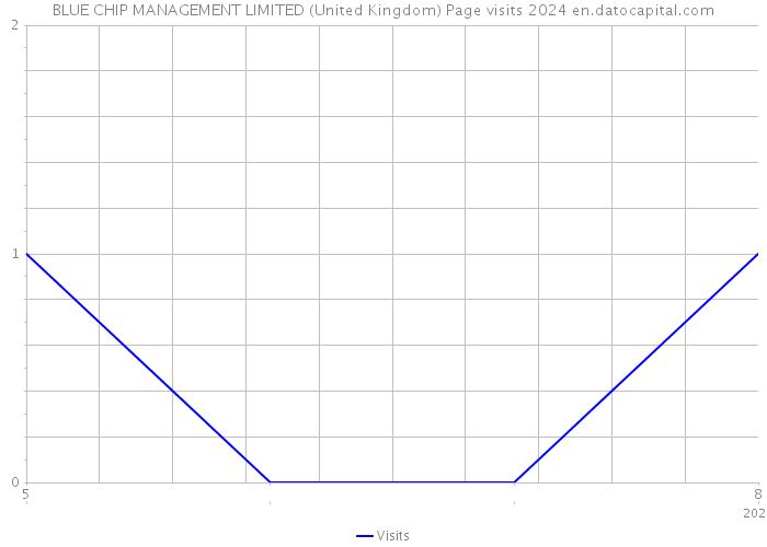 BLUE CHIP MANAGEMENT LIMITED (United Kingdom) Page visits 2024 