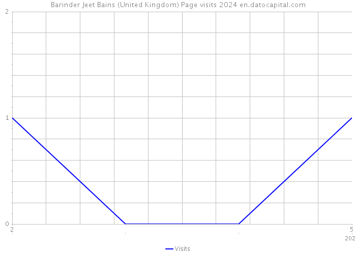 Barinder Jeet Bains (United Kingdom) Page visits 2024 