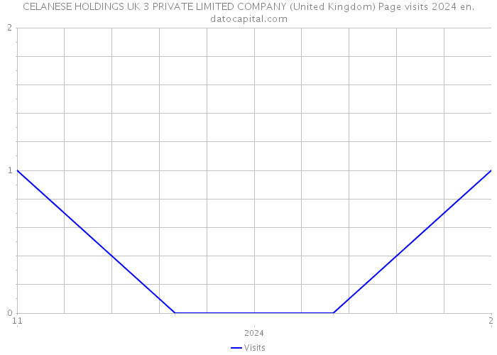 CELANESE HOLDINGS UK 3 PRIVATE LIMITED COMPANY (United Kingdom) Page visits 2024 