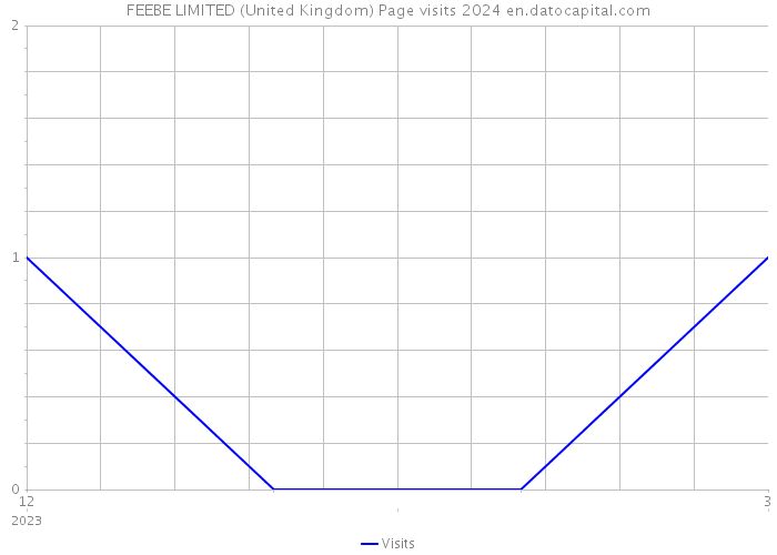 FEEBE LIMITED (United Kingdom) Page visits 2024 