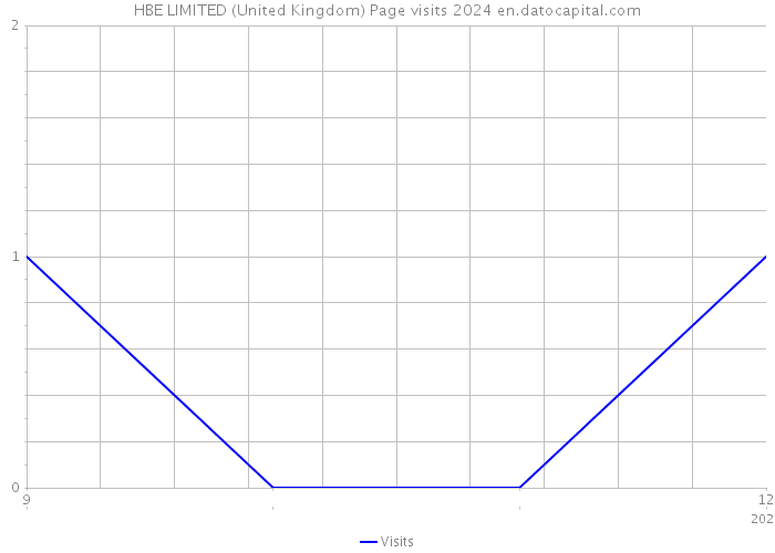 HBE LIMITED (United Kingdom) Page visits 2024 