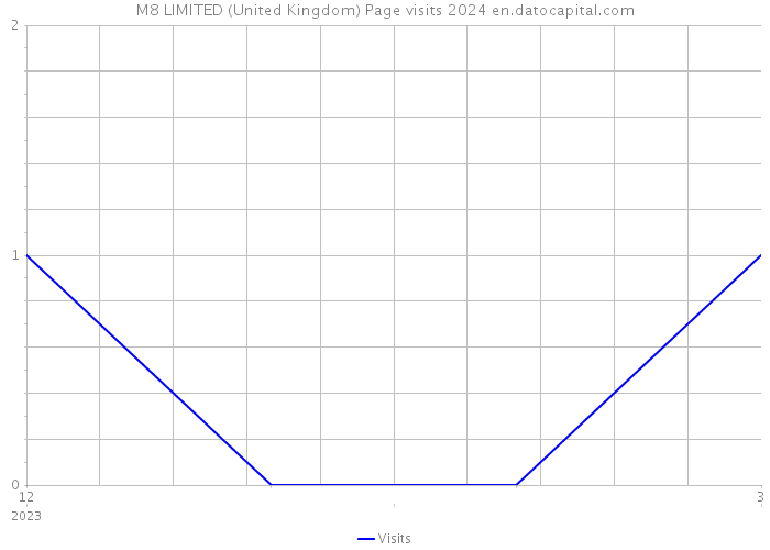 M8 LIMITED (United Kingdom) Page visits 2024 
