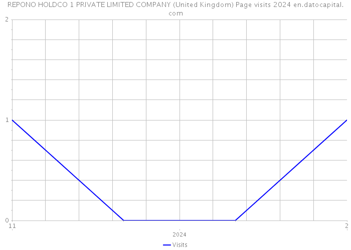REPONO HOLDCO 1 PRIVATE LIMITED COMPANY (United Kingdom) Page visits 2024 