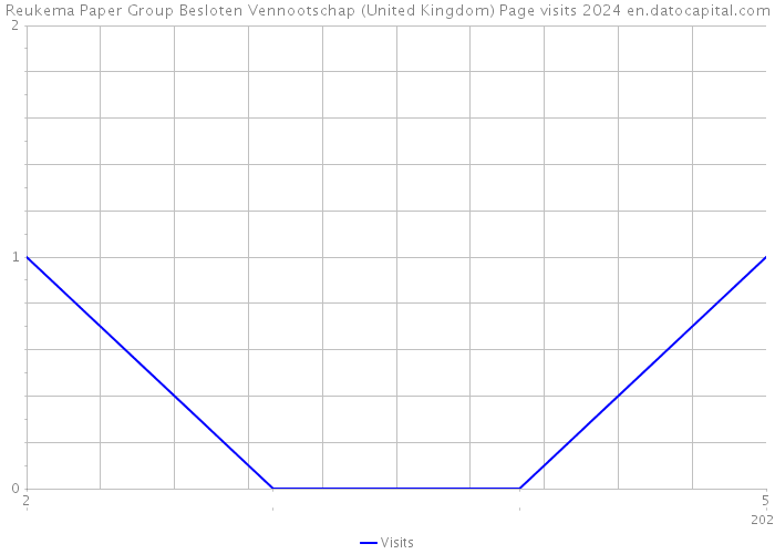 Reukema Paper Group Besloten Vennootschap (United Kingdom) Page visits 2024 