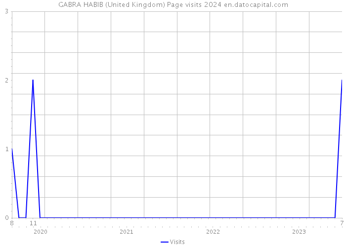 GABRA HABIB (United Kingdom) Page visits 2024 