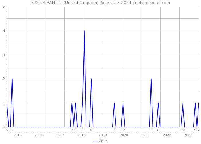 ERSILIA FANTINI (United Kingdom) Page visits 2024 