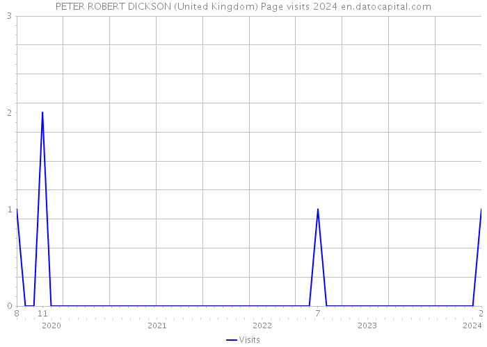 PETER ROBERT DICKSON (United Kingdom) Page visits 2024 