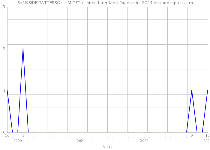 BANKSIDE PATTERSON LIMITED (United Kingdom) Page visits 2024 