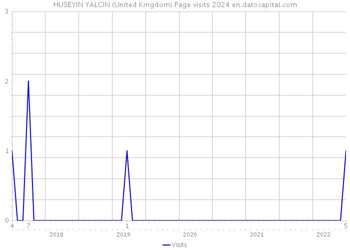 HUSEYIN YALCIN (United Kingdom) Page visits 2024 