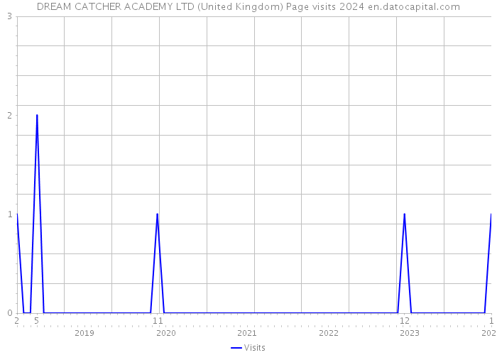 DREAM CATCHER ACADEMY LTD (United Kingdom) Page visits 2024 