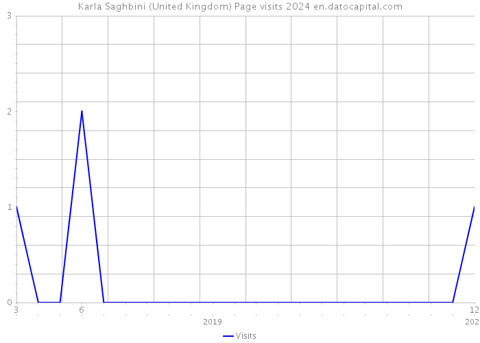 Karla Saghbini (United Kingdom) Page visits 2024 