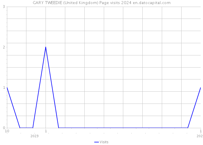 GARY TWEEDIE (United Kingdom) Page visits 2024 