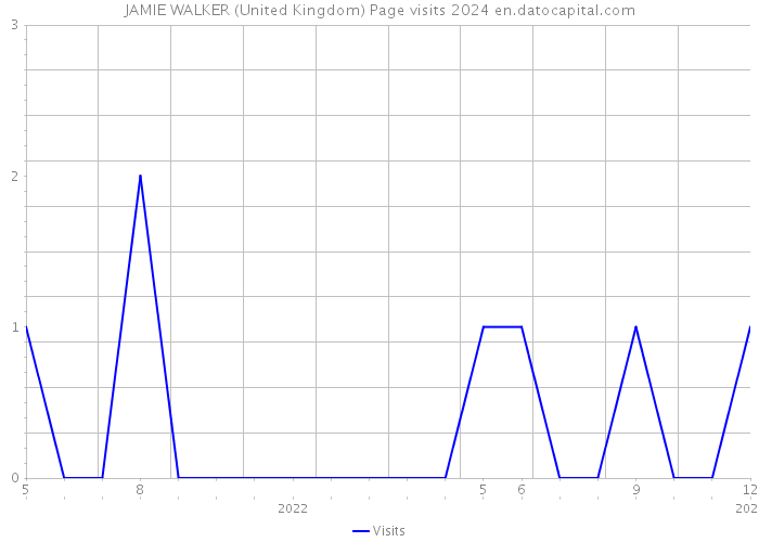 JAMIE WALKER (United Kingdom) Page visits 2024 