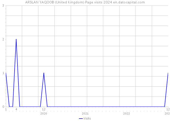 ARSLAN YAQOOB (United Kingdom) Page visits 2024 