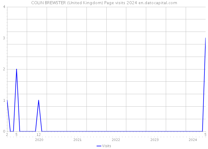 COLIN BREWSTER (United Kingdom) Page visits 2024 