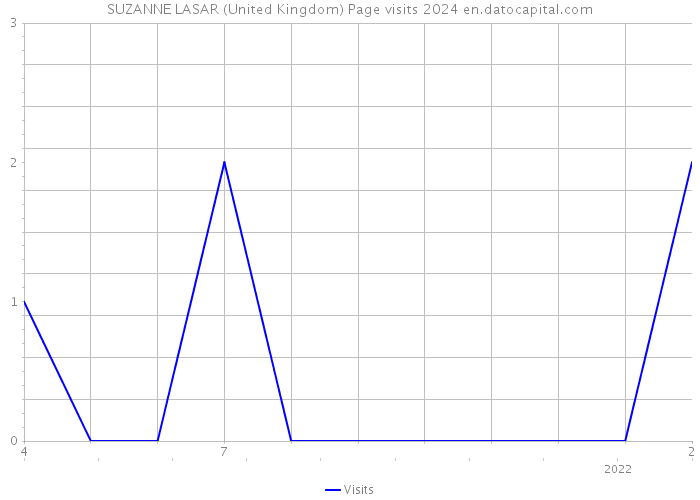 SUZANNE LASAR (United Kingdom) Page visits 2024 