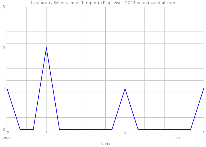 Leonardus Selter (United Kingdom) Page visits 2024 