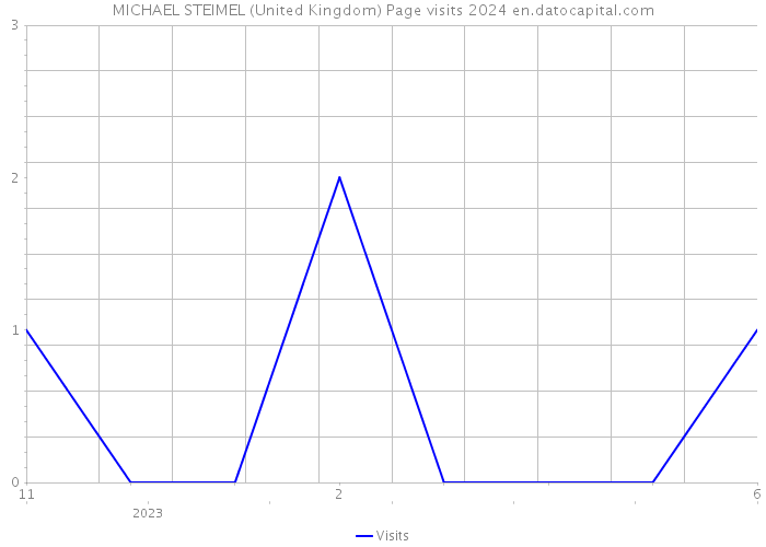 MICHAEL STEIMEL (United Kingdom) Page visits 2024 