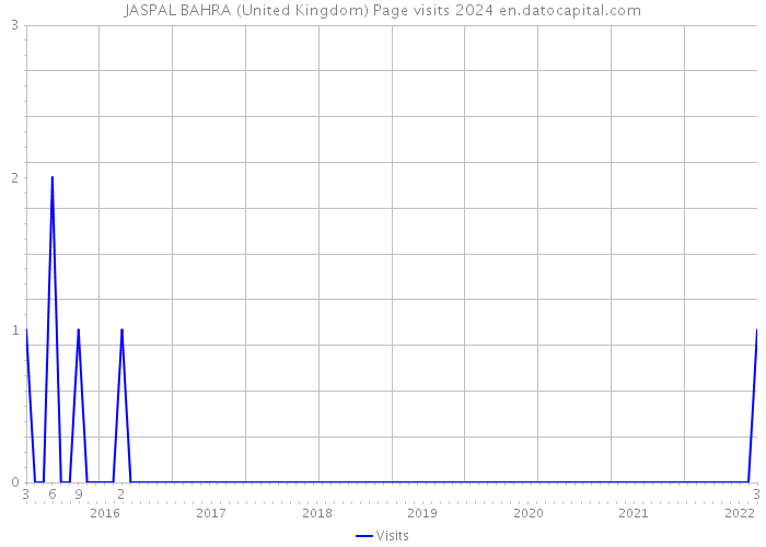 JASPAL BAHRA (United Kingdom) Page visits 2024 