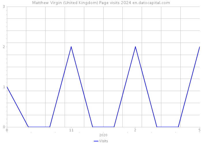 Matthew Virgin (United Kingdom) Page visits 2024 