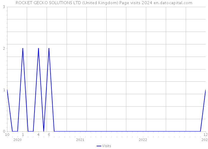 ROCKET GECKO SOLUTIONS LTD (United Kingdom) Page visits 2024 