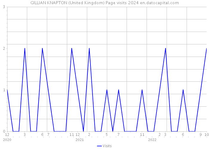 GILLIAN KNAPTON (United Kingdom) Page visits 2024 