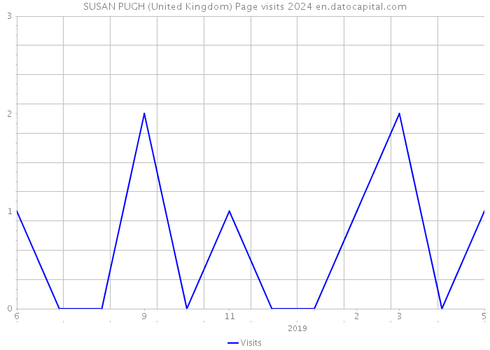 SUSAN PUGH (United Kingdom) Page visits 2024 