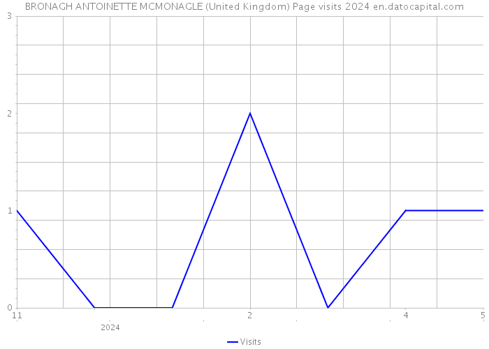 BRONAGH ANTOINETTE MCMONAGLE (United Kingdom) Page visits 2024 