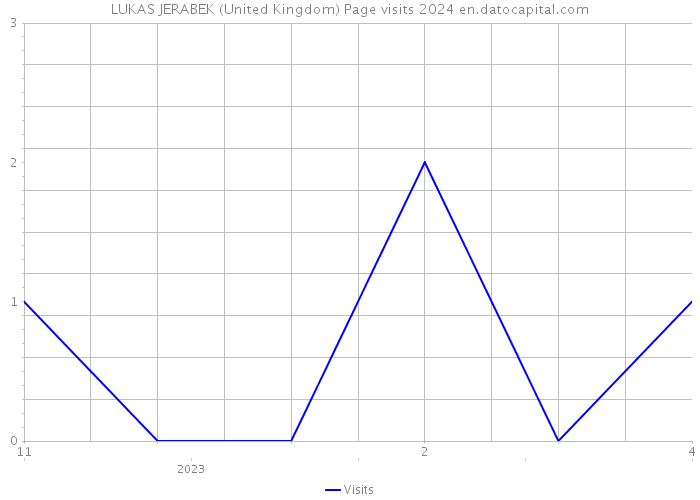 LUKAS JERABEK (United Kingdom) Page visits 2024 